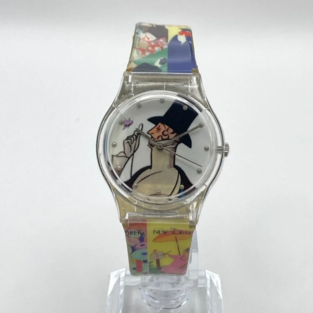 New Yorker Magazine Watch Eustace Tilley Unisex 34mm KJK New York New Battery 9